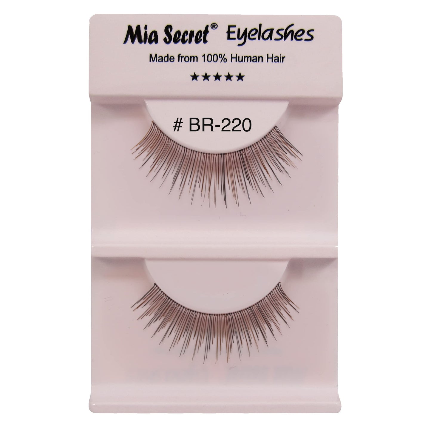Mia Secret Mix Highlights Eye Lashes - Natural-Looking Black Strip False Eyelashes - 4 Pack