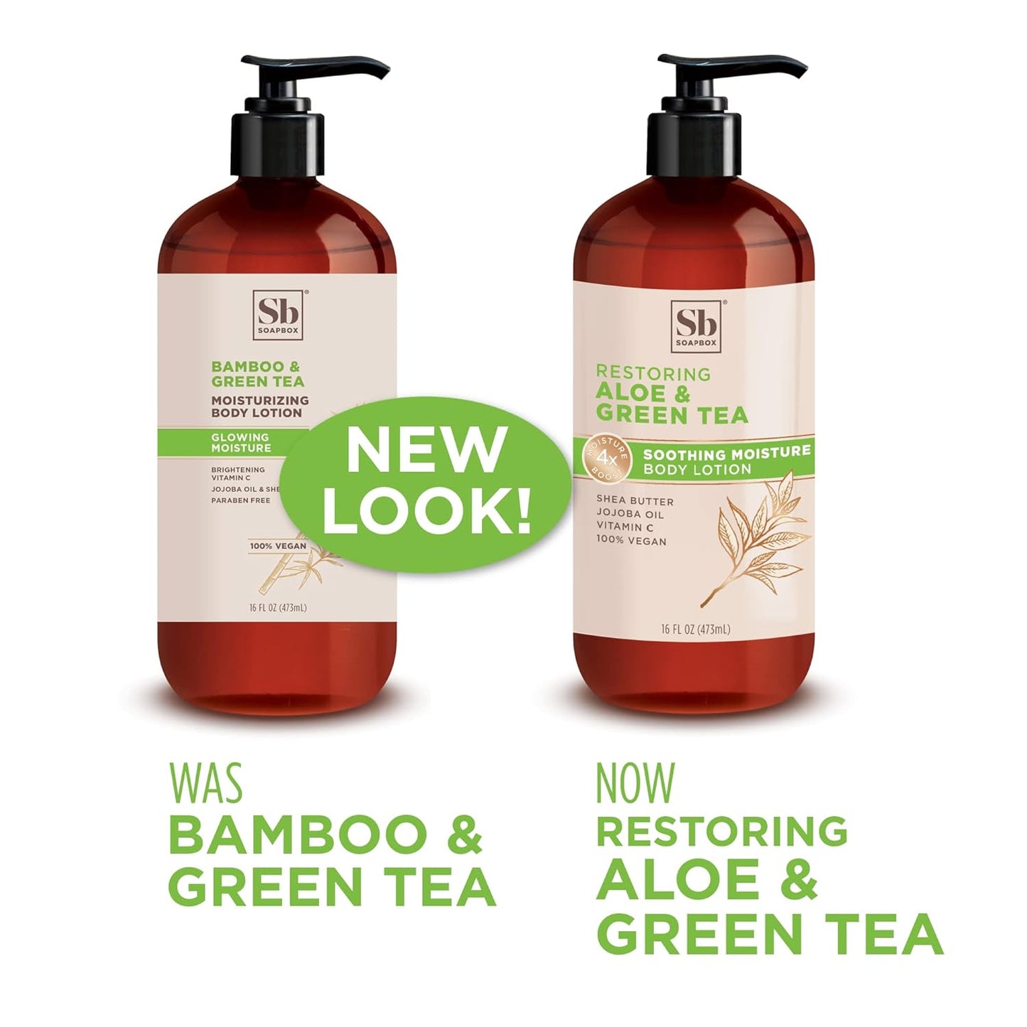 Soapbox Moisturizing Body Lotion, Coconut Milk & Sandalwood with Aloe and Shea Butter, Pack of 3 Hand Lotion Bottles, Vegan Skin Care Products, Moisturizer for Dry Skin, 3 Pack, 16oz Each