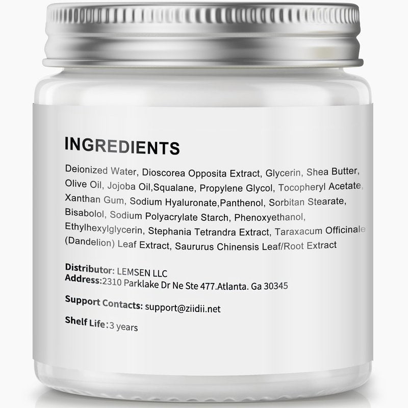 ZIIDII Wild Yam Cream - Natural Balancing Cream for Women Soothing Support for Midlife Wellness, Deeply Nourish & Moisturize the Skin,4 oz