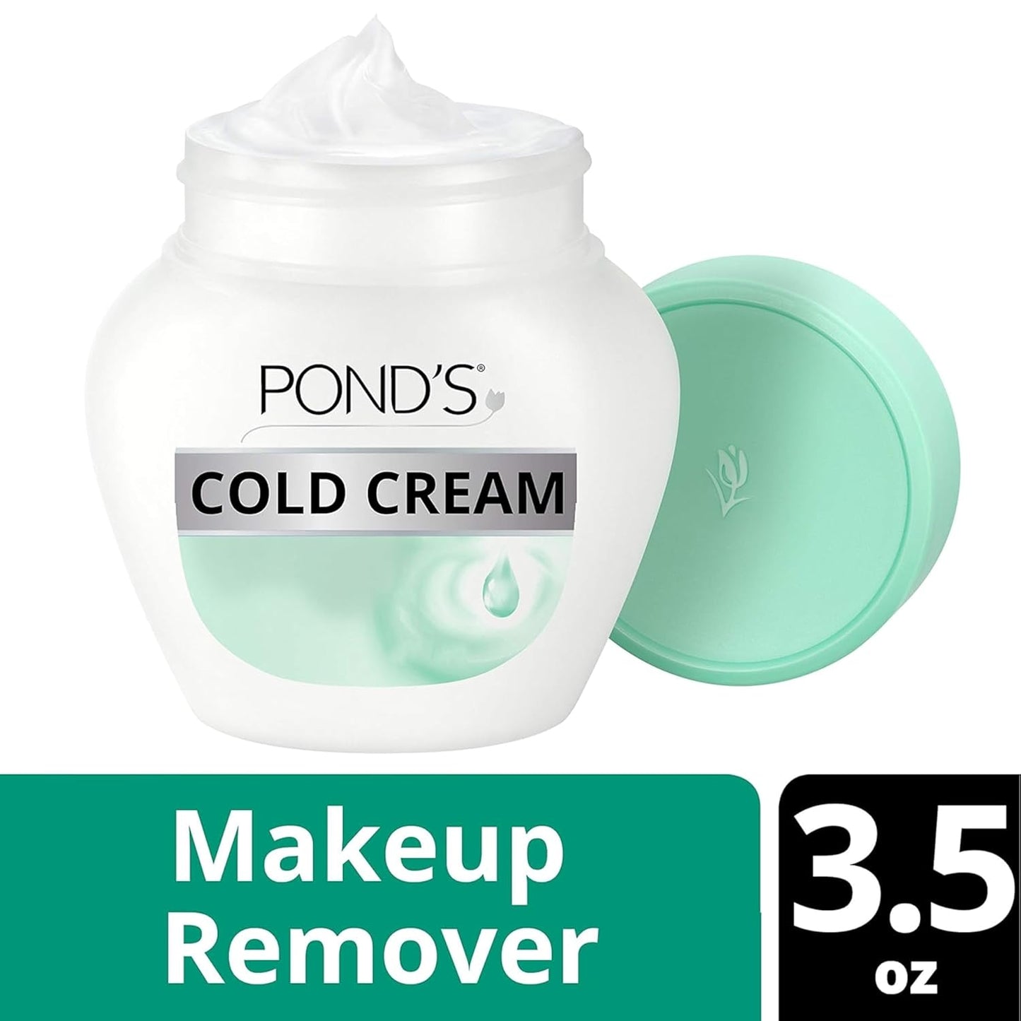 Pond's Cold Cream Cleanser 3.5 oz - Moisturizing Makeup Remover (Pack of 4)
