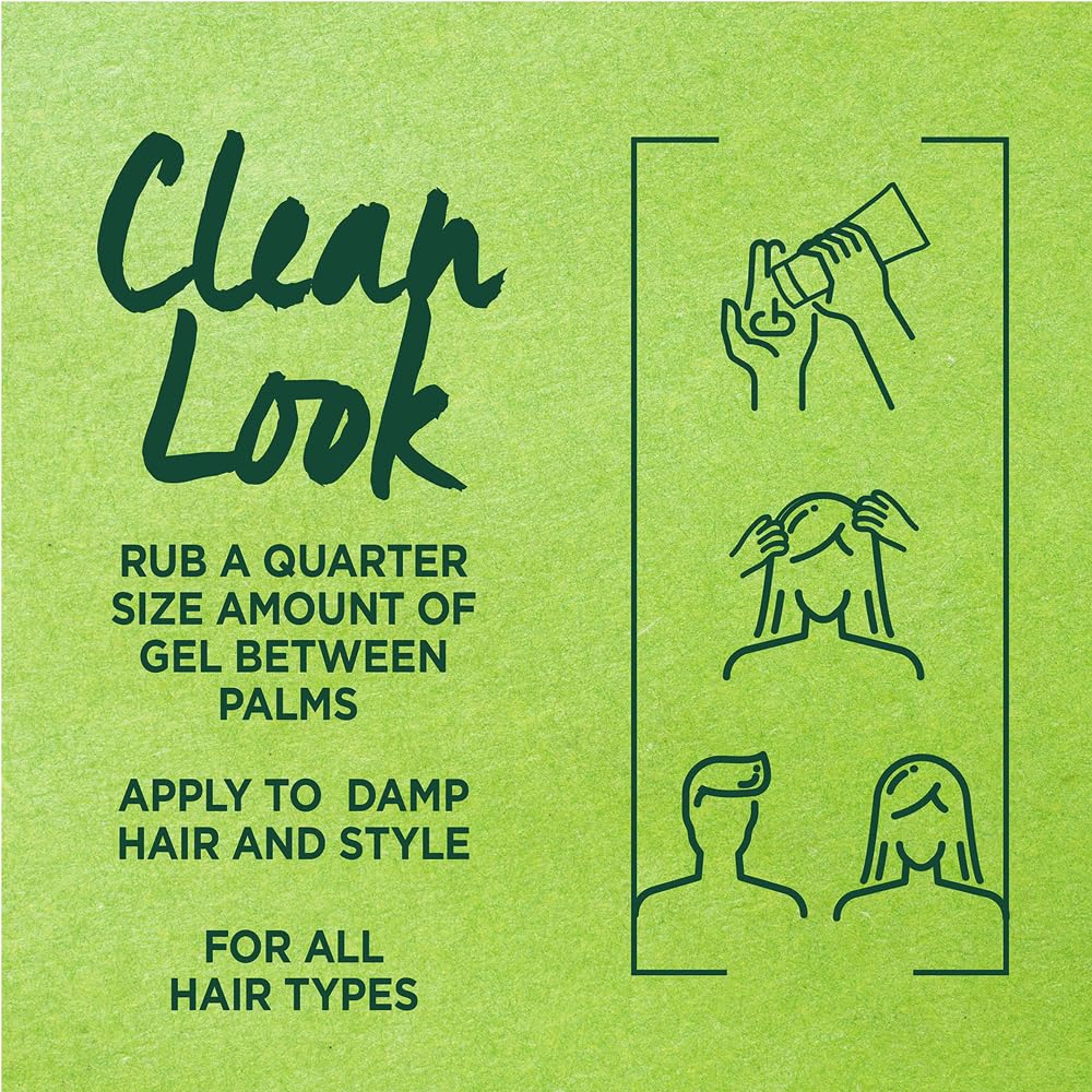 Garnier Fructis Style Pure Clean Styling Gel, 6.80 Oz ( Pack of 6)