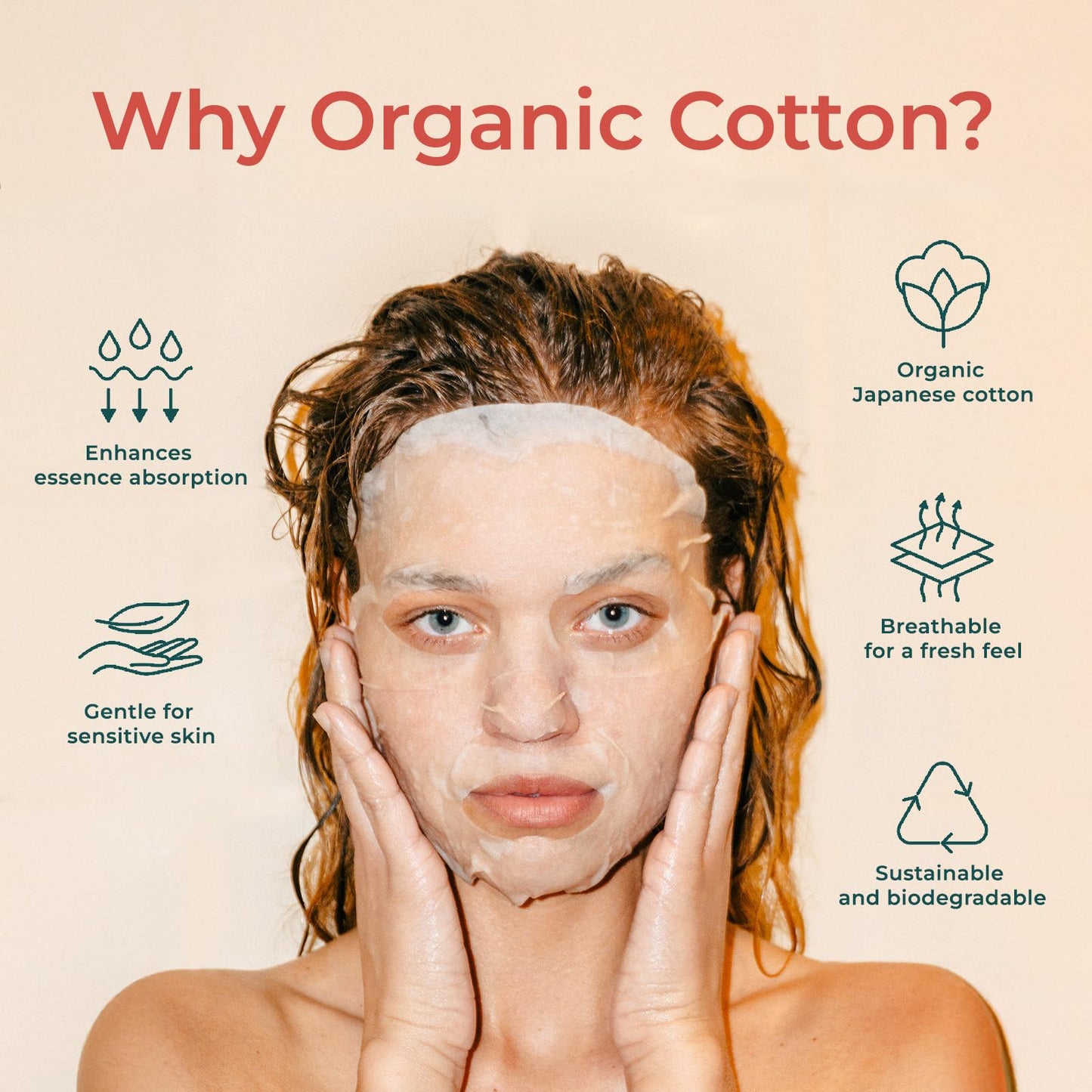 INNA ORGANIC Sheet Mask - Nexty Award Finalist, Sleep Well Glow, Overnight Renewal, Restful Healing|EWG & COSMOS certified (Pack of 3) | Blue Tansy Essential Oils Infused Skin Care