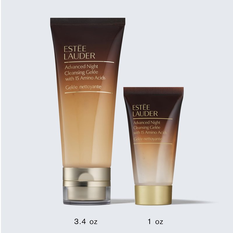 Estée Lauder Advanced Night Cleansing Gelée Foaming Face Wash Cleanser with 15 Amino Acids | Deep Pore Cleanser, Travel Size, 1 Fl Oz