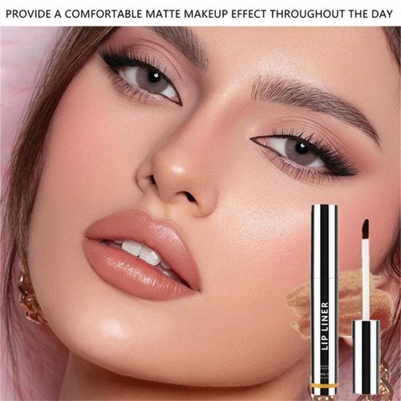 Qorva Peel off Lip Liner Stain, Qorva Lipstick, Timbersonic Peel off Lip Stain, Lip Stains for Women, Matte Nude Lip Tattoo Liner, Lip Stain Peel off Long Lasting Waterproof (Wine Red)