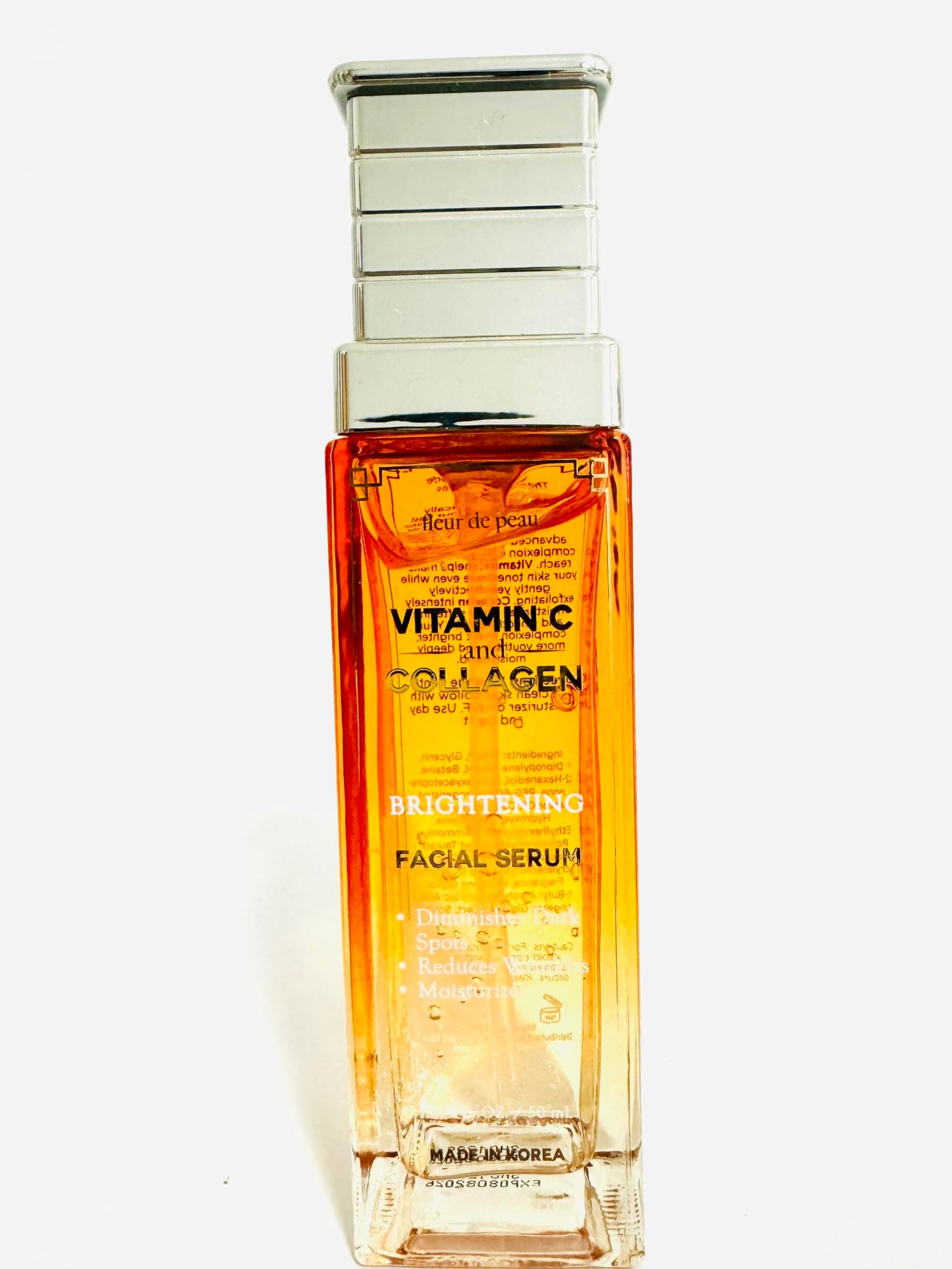 FleuDePeau VitaminC+Collagen Facial Serum, 2 FLOz, NO BOX