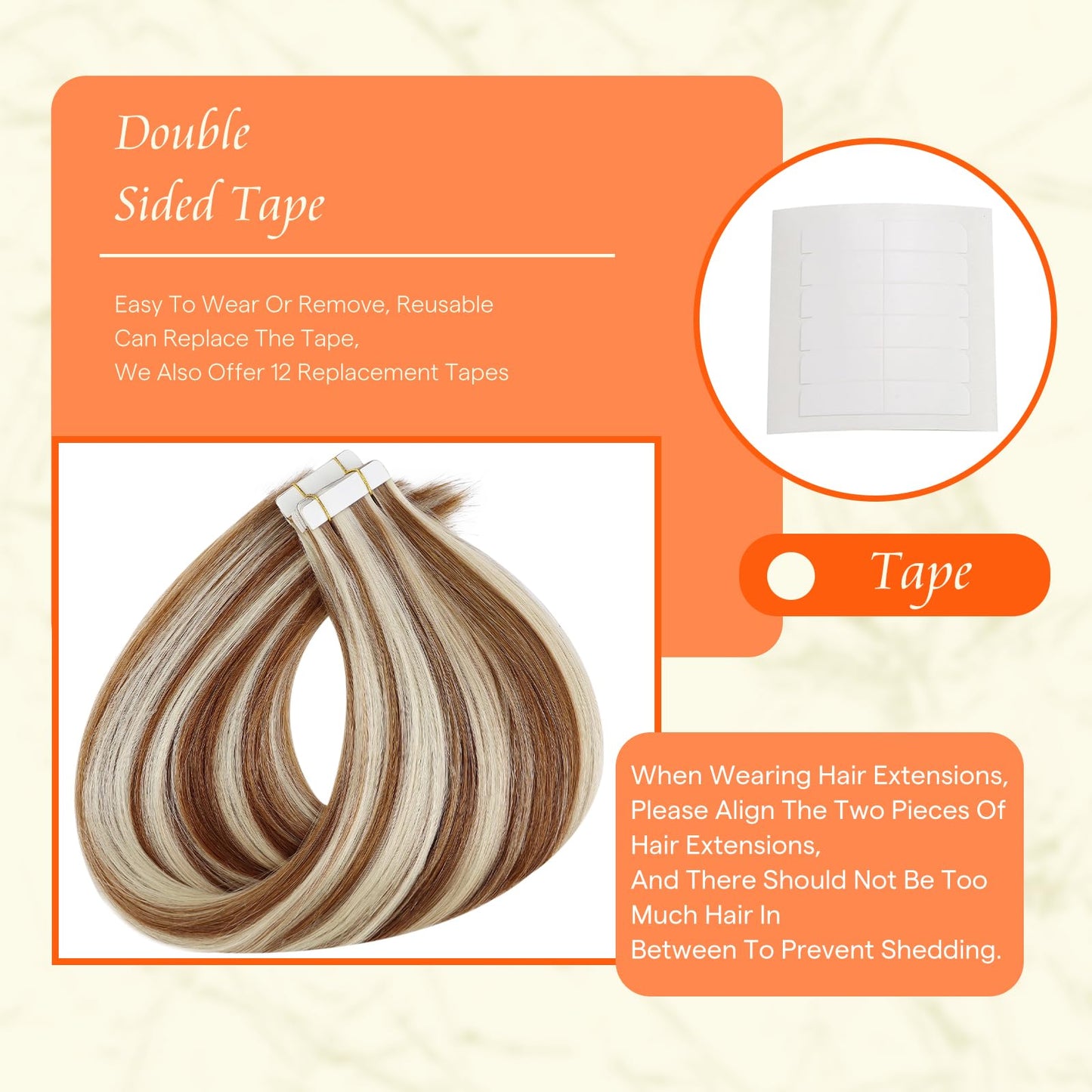 Full Shine Hair Extensions Tape in 12 Inch Tape in Extensions Real Human Hair for Women Color 330 Auburn Highlight 800 Blonde Double Sided Tape in Remy Natural Hair Extensions 20PCS 30grams