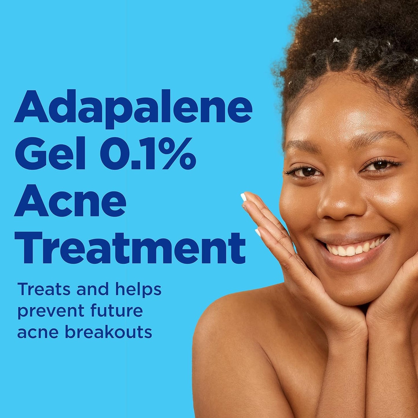 Differin Acne Treatment Gel & Power Patch Set - 36 Acne Patches (18 Large, 18 Small) with 0.1% Adapalene - Perfect Mother's Day Gift