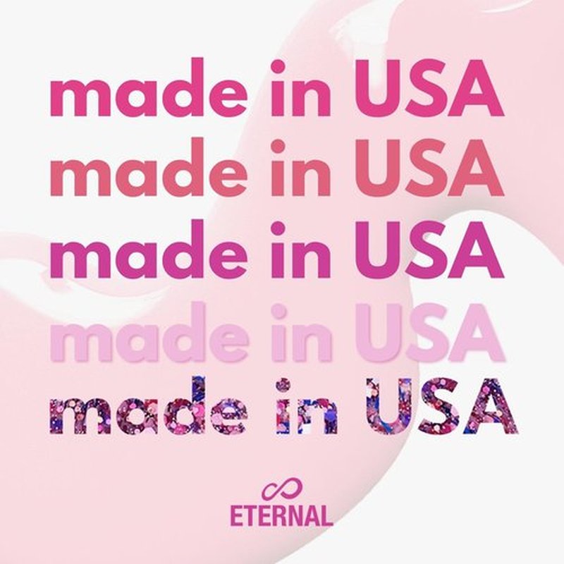 Eternal Glitter Nail Polish Set for Women (PINKFETTI) - Hot Pink Nail Polish Set for Girls | Long Lasting & Quick Dry Natural Nail Polish Kit for Home DIY Mani Pedi | Made in USA, 13.5mL (Set of 5)