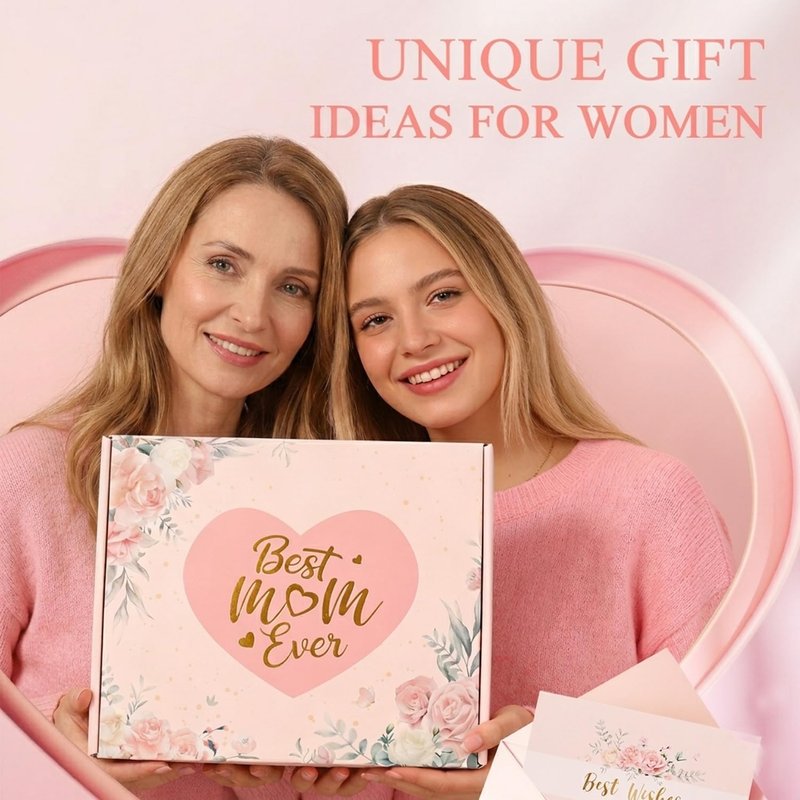 Mothers Day Gifts for Mom, Self Care Get Well Soon Gifts for Women, Relaxing Spa Gifts Basket Care Package Unique Birthday Valentines Galentines Gift for Women Sister Girlfriends