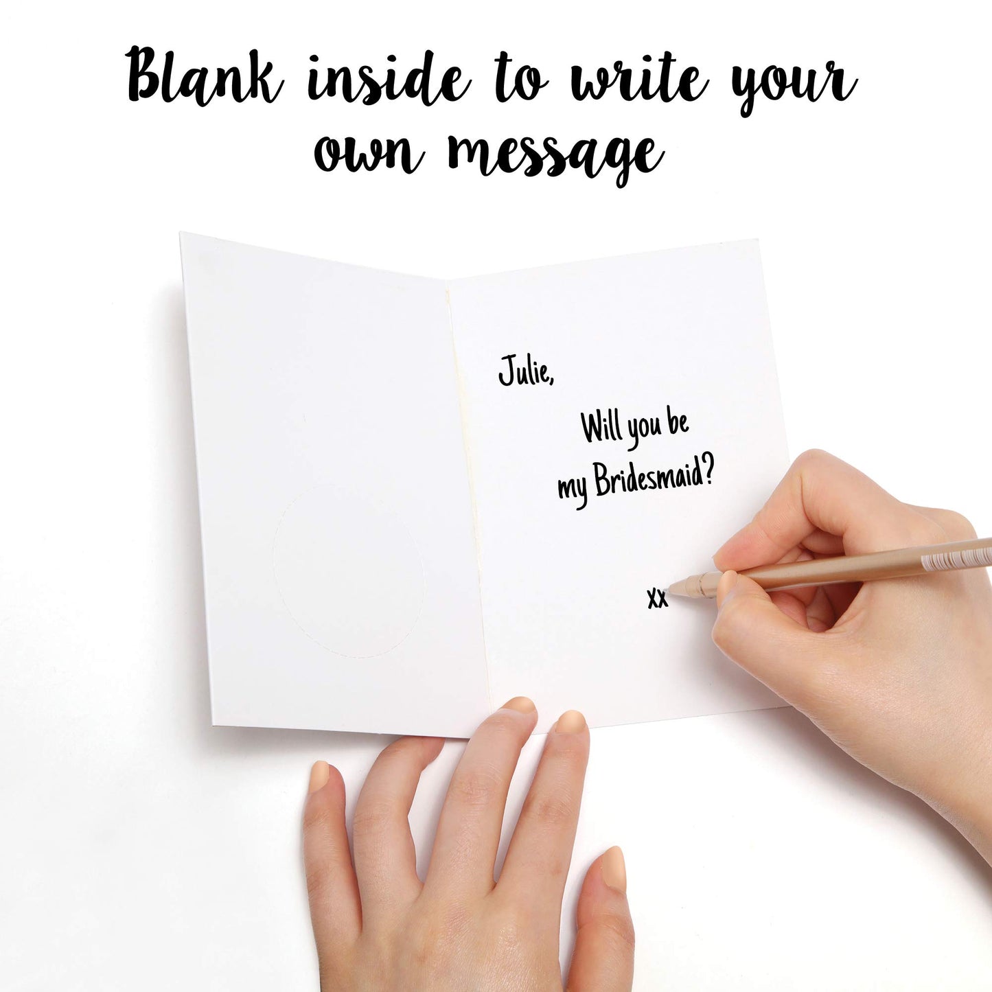 Bridesmaid Proposal Cards with Bath Bombs | Bridesmaids Proposal Gifts | Bridesmaid Card Pack | Will You be My Bridesmaid | Ring Style (6 Pack)