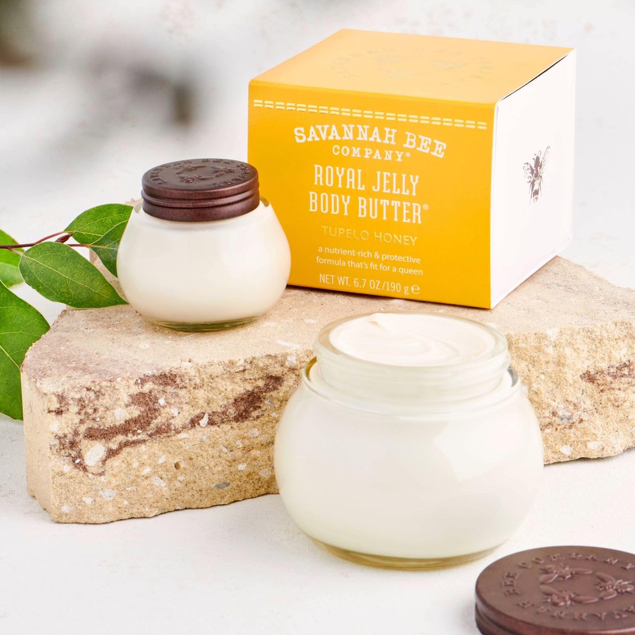 Savannah Bee Company Royal Jelly Body Butter - Deep Hydrating Body Butter for Dry Skin