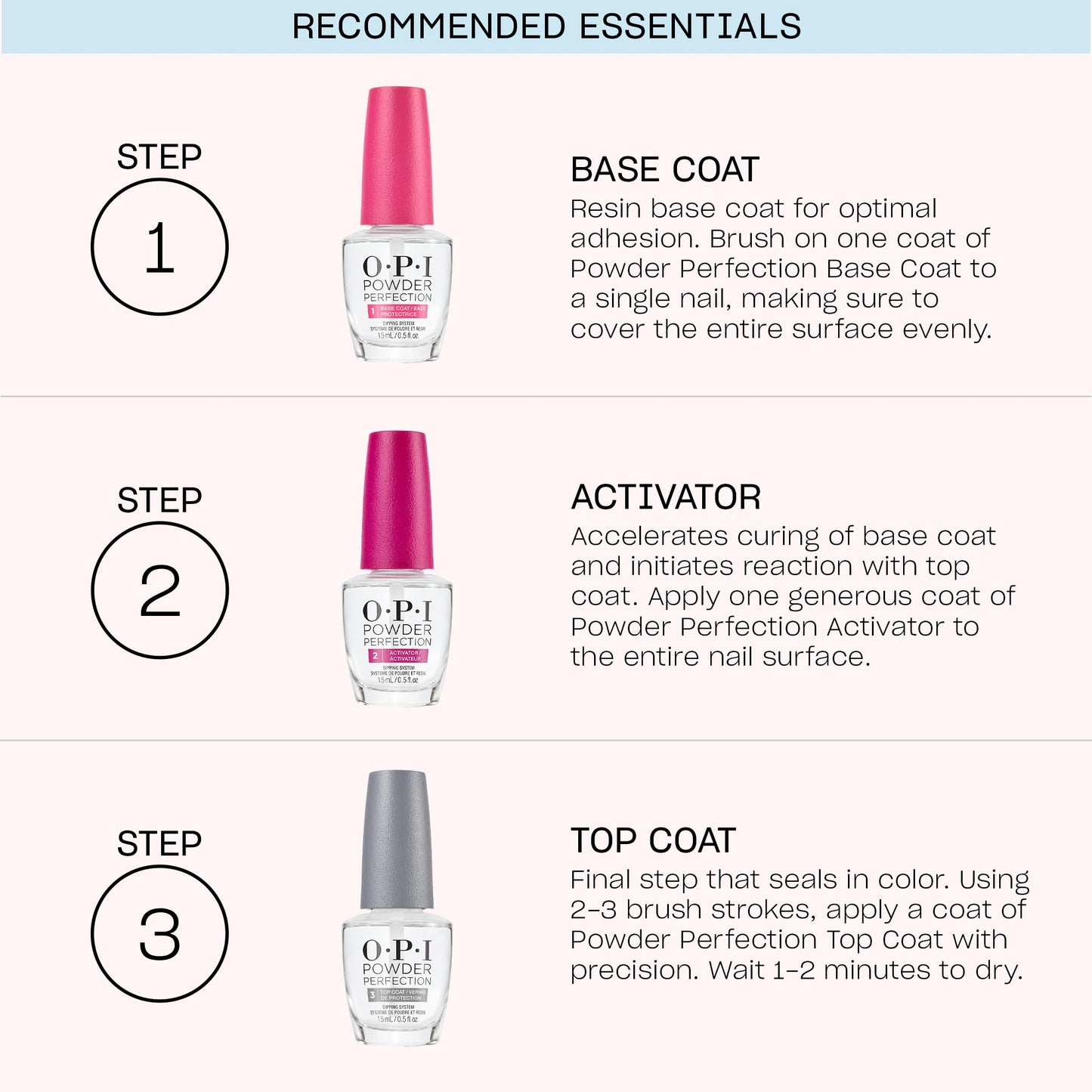 OPI Powder Perfection Funny Bunny | Sheer Soft White Crème Nail Dipping Powder | Acrylic Alternative