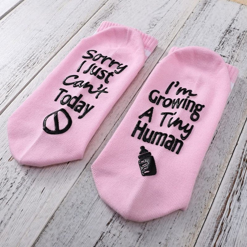 Pregnancy New Mom To Be Gift Growing a Tiny Human Socks Gifts For Pregnant Women Mother's Day