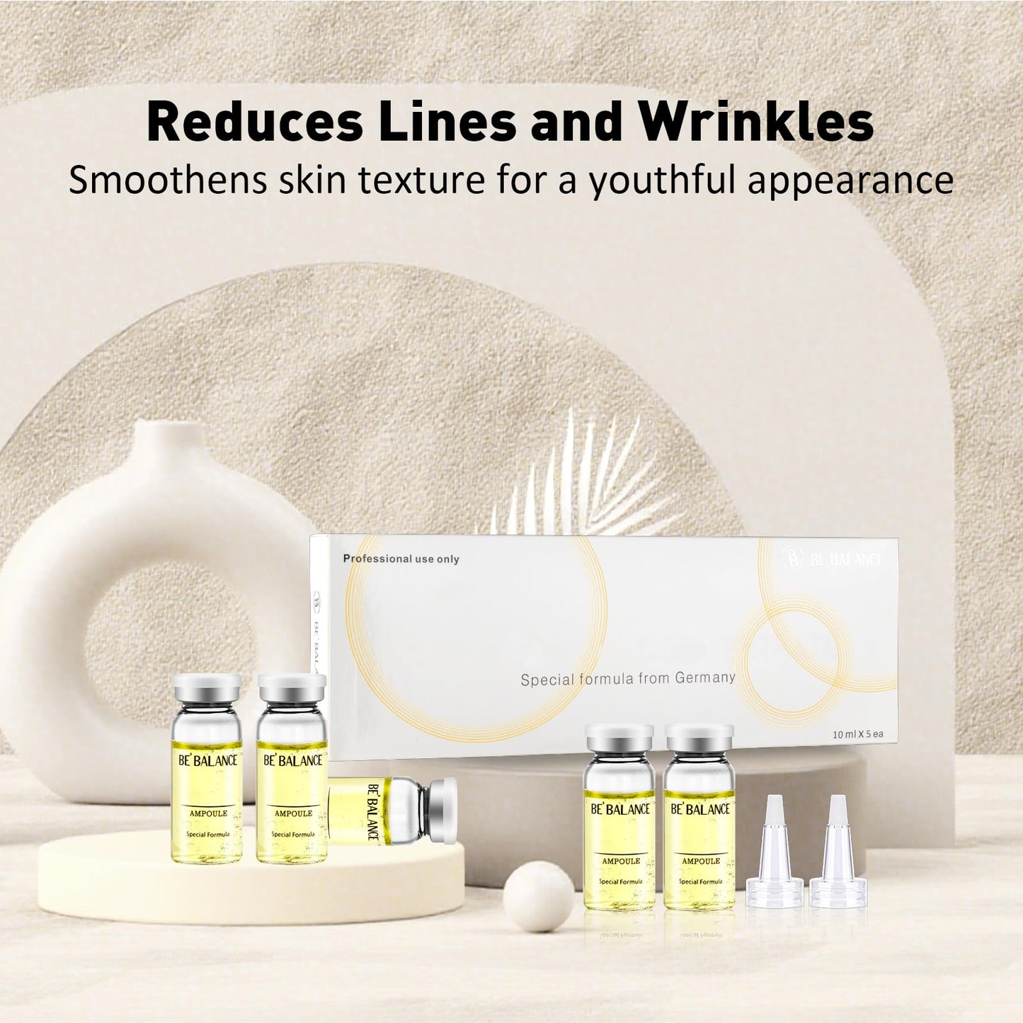 Hyaluronic Acid for Microneedling Concentrate Ampoules 5 Vials 0.35 Fl Oz