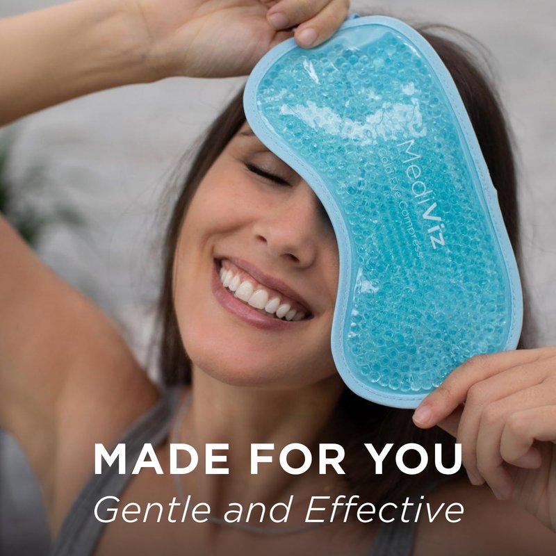 MediViz Warm Compress for Eyes - Hot or Cold Eye Mask for Healthy Meibomian Glands