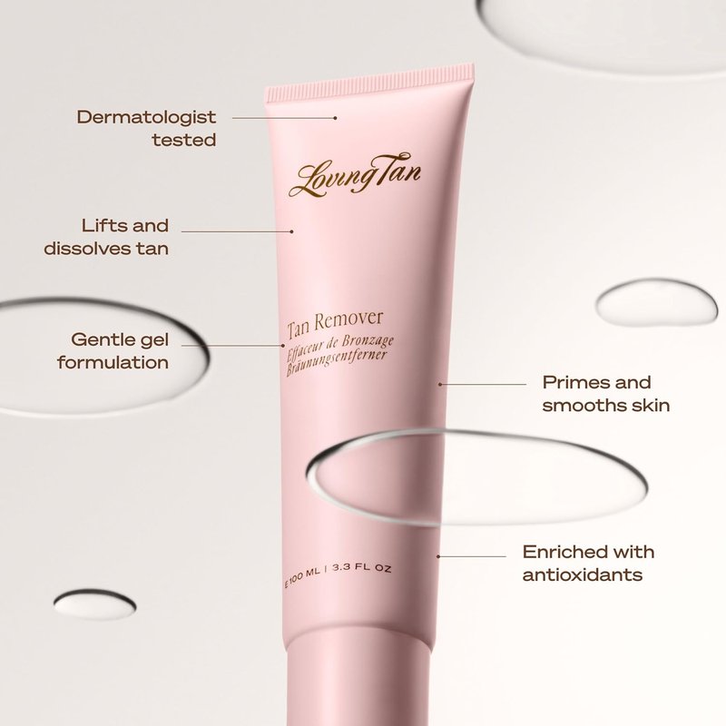 Deluxe Tan Remover Gel - Gentle Self Tanner Remover for All Skin Types - Sulphate & Paraben Free | 3.3 Fl Oz
