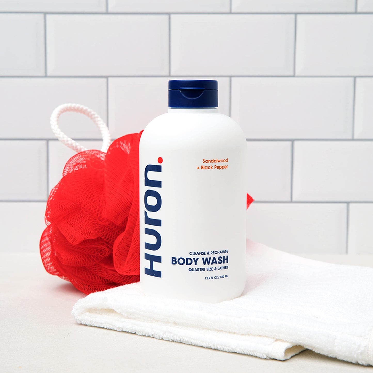 Huron Body Wash: Citrus + Eucalyptus Scent, Non-Toxic & Hydrating; 11.3oz