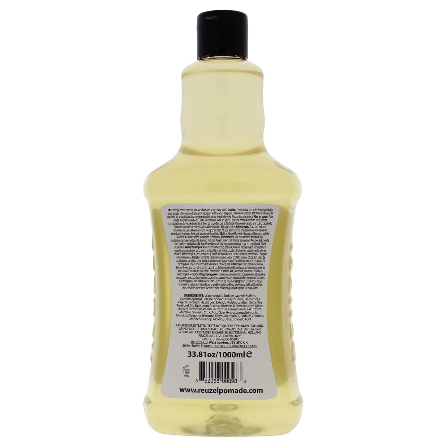 Reuzel 3-In-1 Tea Tree Shampoo, Cleanses Hair and Body