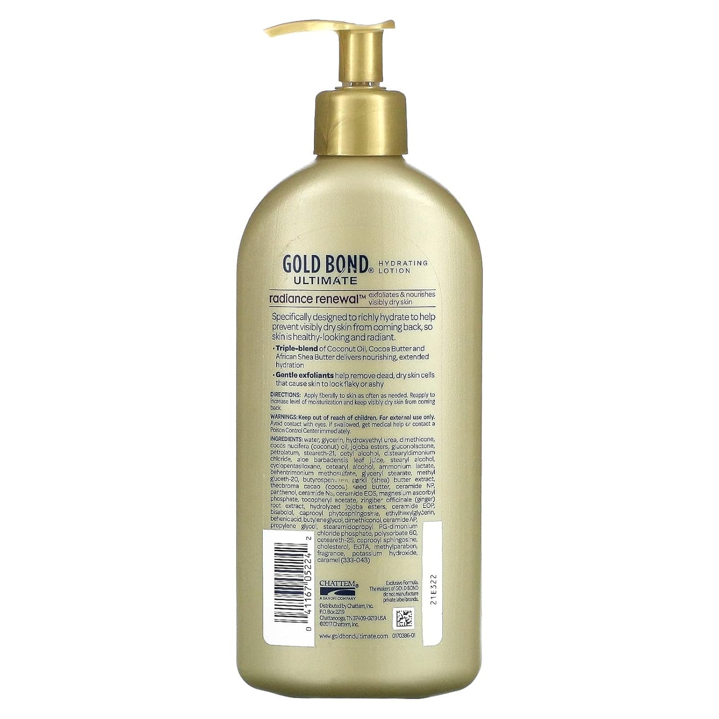 Gold Bond Ultimate Radiance Renewal Cream Oil, 14 Ounce (Pack of 2)