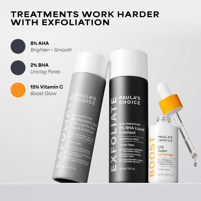 Paula's Choice BOOST C15 Super Booster - 15% Vitamin C Serum for Radiant Skin | Fragrance-Free, with Vitamin E & Ferulic Acid