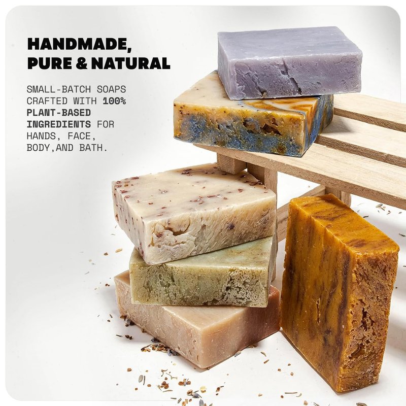 Iron Lion Soap – All-Natural Soap bar for Men & Women – Cold Process, Handmade in the USA - Fruit Farts 3 Pack