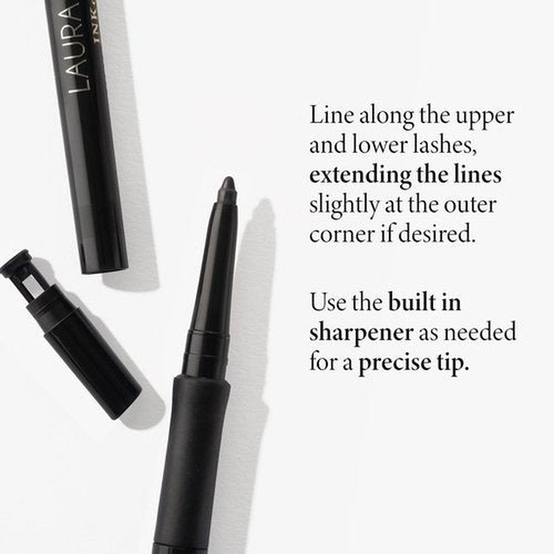 LAURA GELLER NEW YORK INKcredible Gel Eyeliner - Indigo Night - Waterproof Smudge-proof Eyeliner Pencil - Built in Sharpener