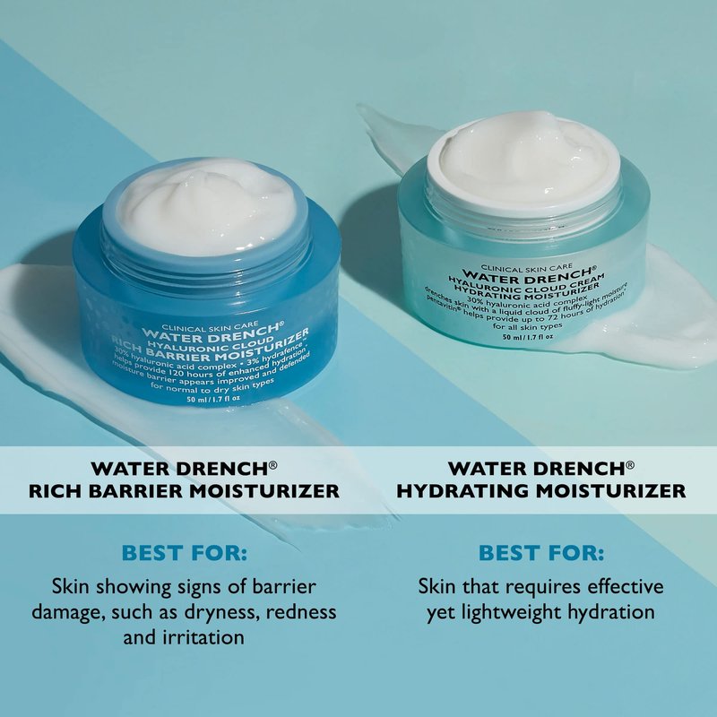 Peter Thomas Roth | Water Drench® Hyaluronic Cloud Rich Barrier Moisturizer Refill Pod | Hyaluronic Acid Barrier Cream For Dry Skin, Fragrance-Free