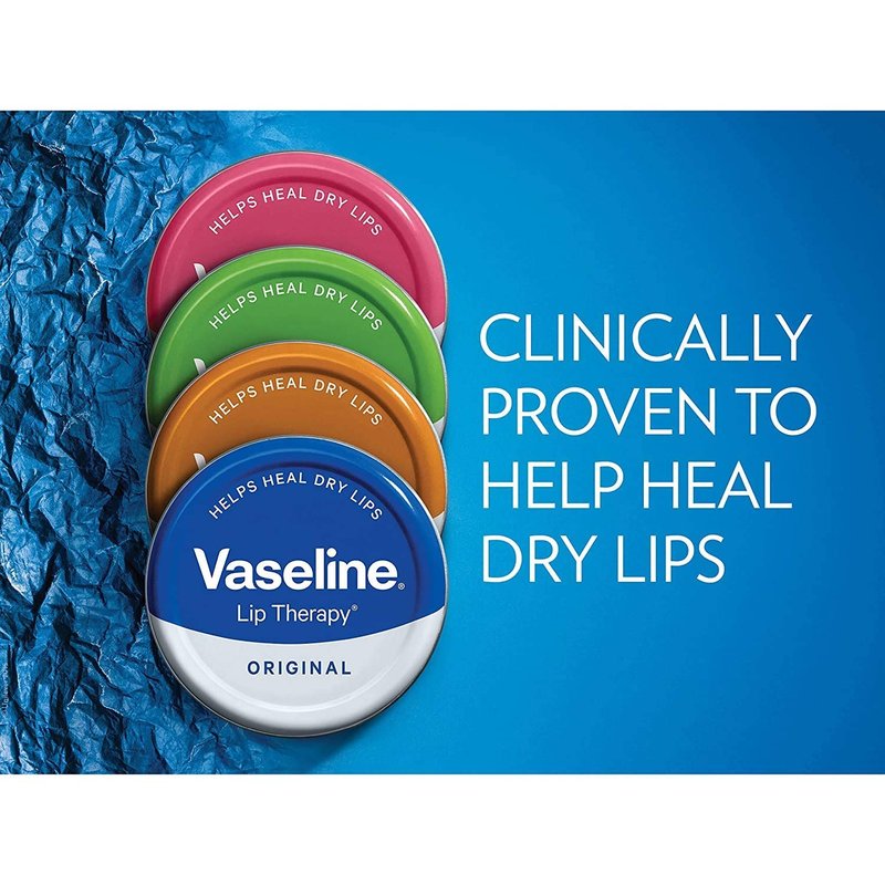 Vaseline Lip Therapy Lip Balm, Rosy Lips 0.6 oz (Pack of 2)