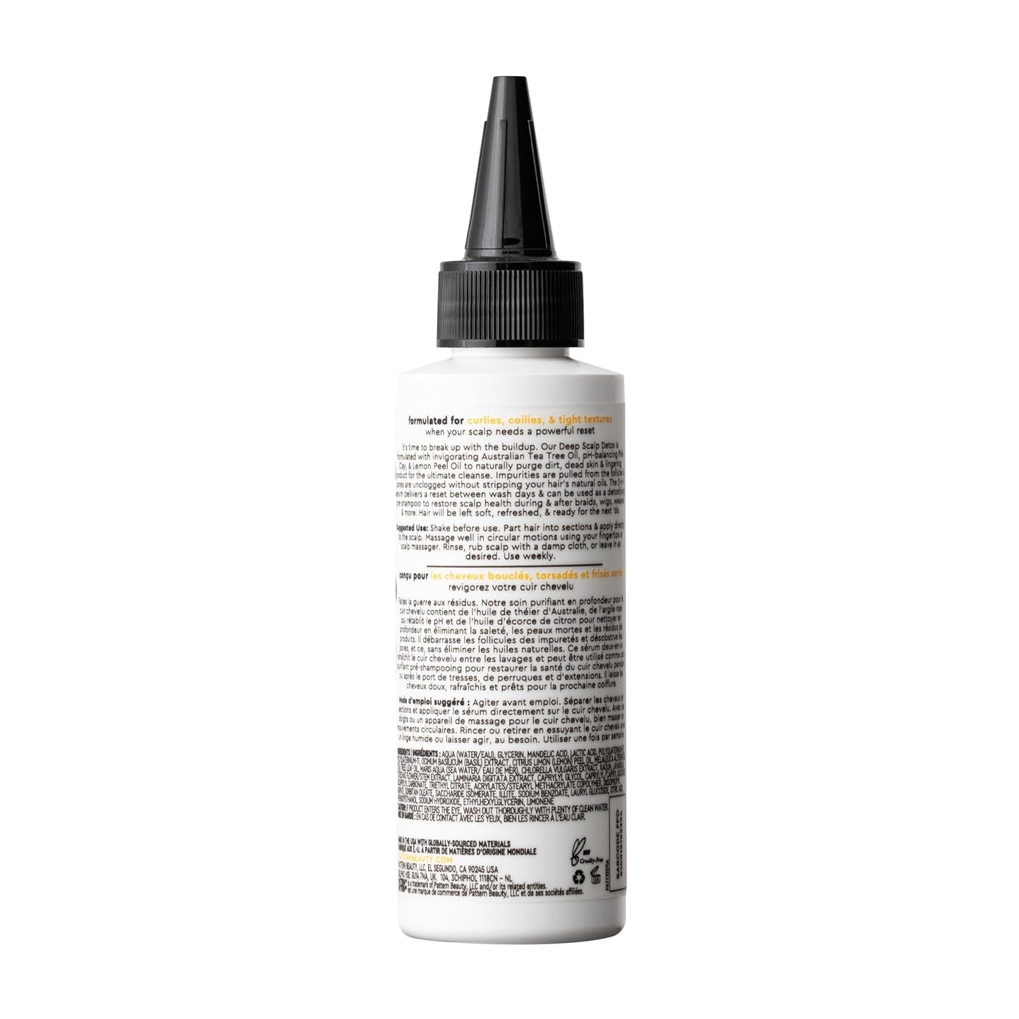 PATTERN Beauty by Tracee Ellis Ross Deep Scalp Detox 4 fl oz - 2 in 1 Cleansing Hair Serum To Remove Product Build Up And Refresh Between Wash Days