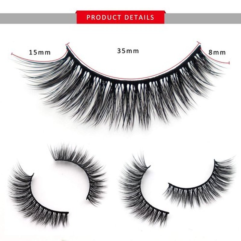 Veleasha Lashes 5D Faux Mink Lashes Cat Eye Lashes Handmade False Eyelashes Wispy Fake Lashes 7 Pairs Luxurious Volume Fake Eyelashes Pack (5D28)