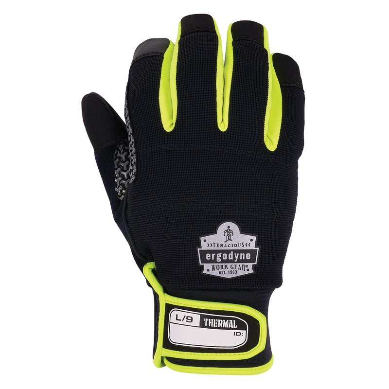 Ergodyne ProFlex 850 Insulated Freezer Gloves, Grip Palm, Touch Screen Capable, Cold Storage Work