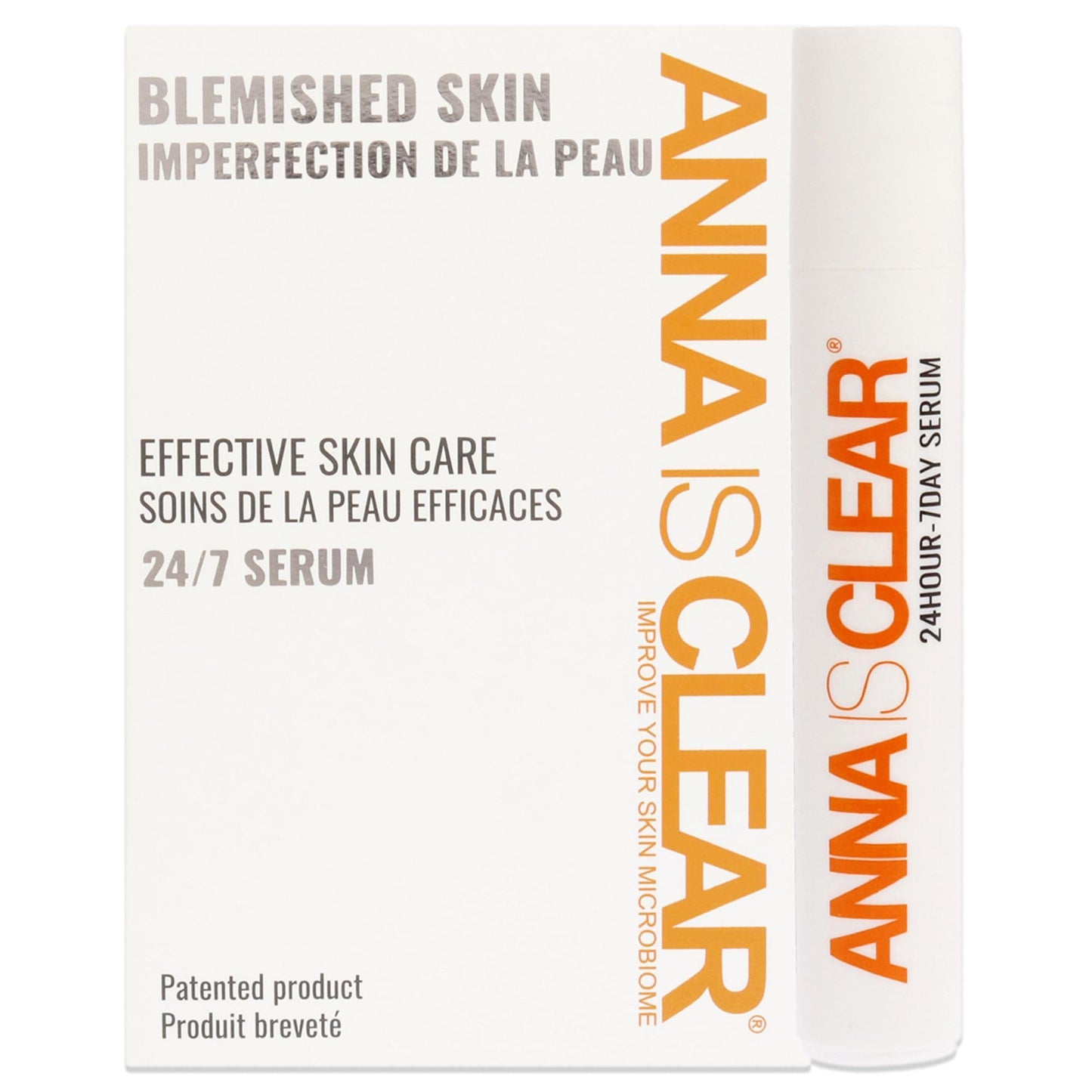 Anna Is Clear in Natural Protection Against Acne, comedones/Zits and Pimples With Rye Ferment Extract – Roll-On,