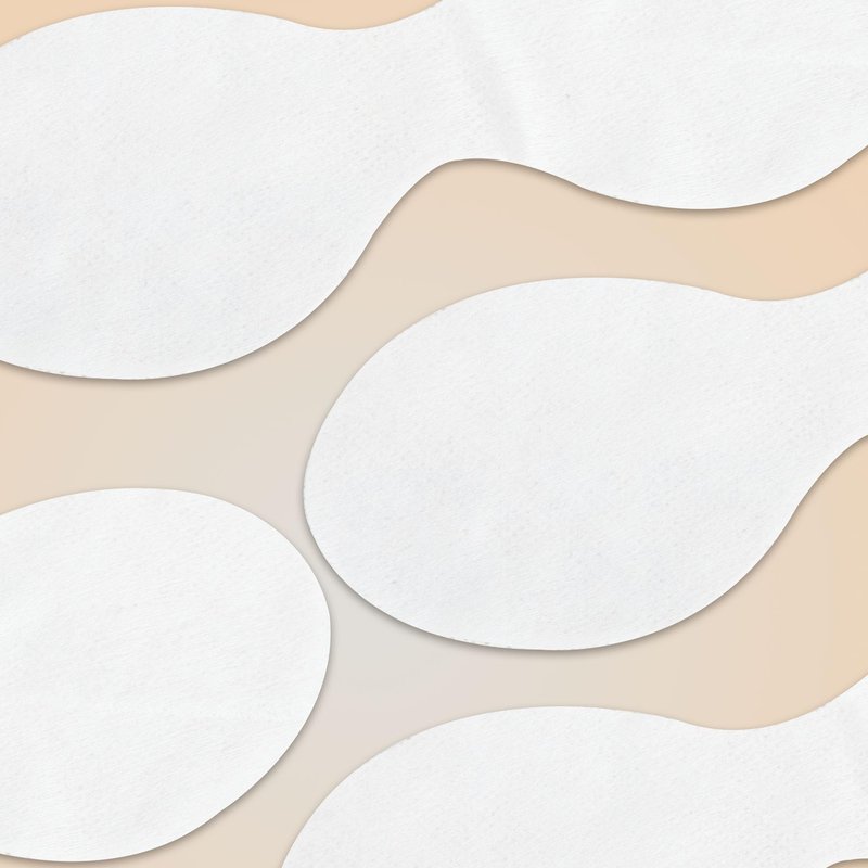 100pcs Disposable DIY Non-Woven Eye Mask Paper by Project E Beauty | DIY Cotton Eye Care Mask | for Skincare & Spa Salon Use | Cosmetic Facial Paper for Toner, Serum, or Lotion (100, Eye Shaped)
