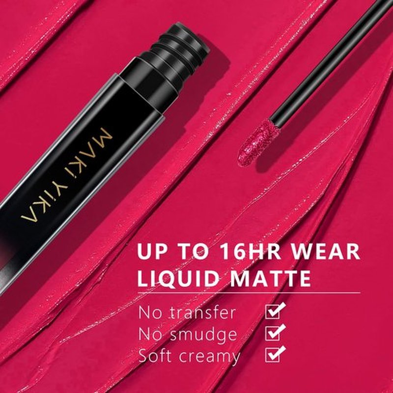 MAKI YIKA Magenta Lipstick for Women Color Stay Long Lasting Lipsticks, No Smudge Matte Liquid Red Lipstick Transferproof Cruelty-Free Lip Color | Magenta