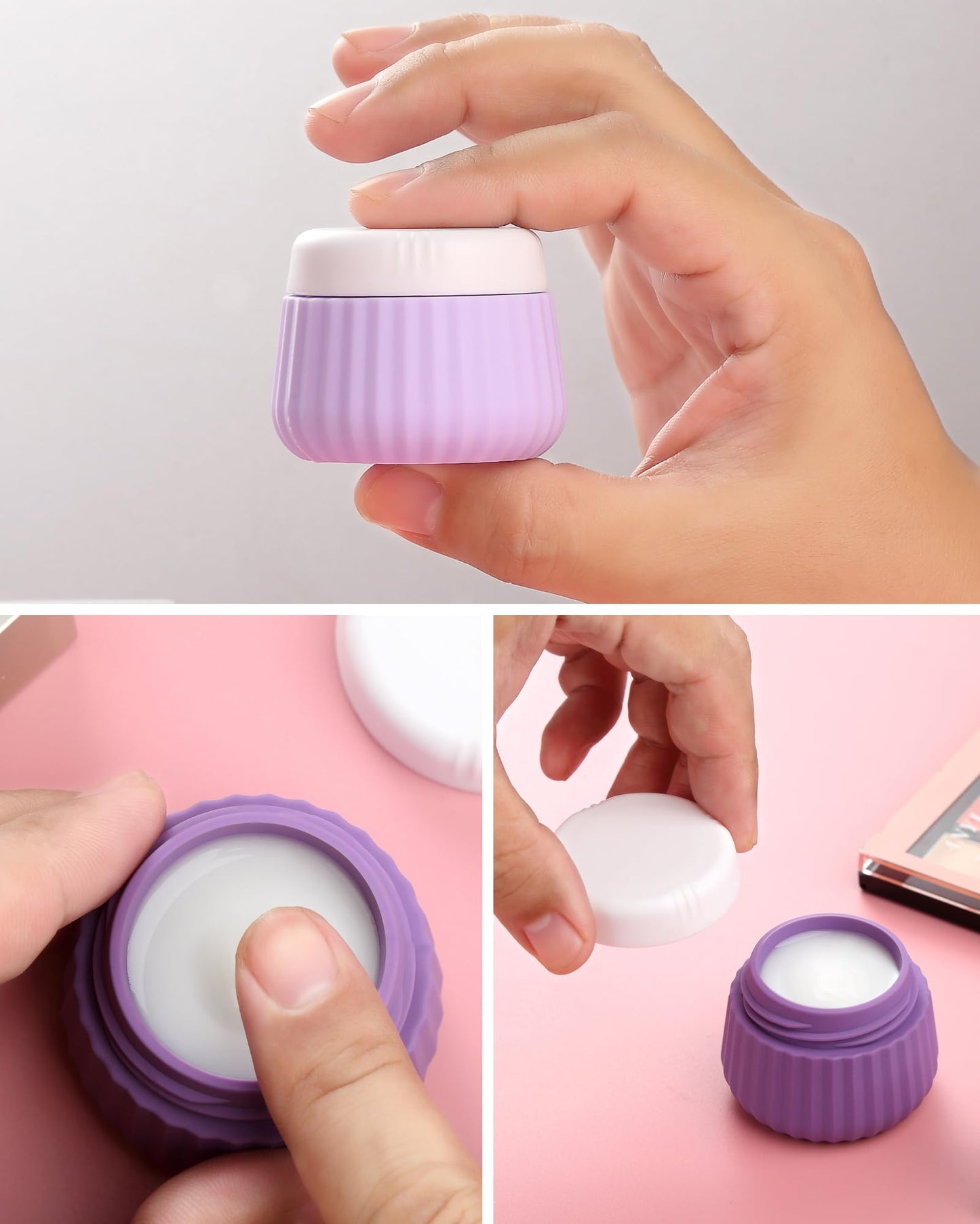 Mrsdry Travel Bottles for Toiletries 8 Pack, Tsa Approved Travel Size Toiletries 3 oz, Travel Containers for Toiletries, with Clear Bag, Leak Proof Silicone Squeezable Travel Essentials Creams Jars