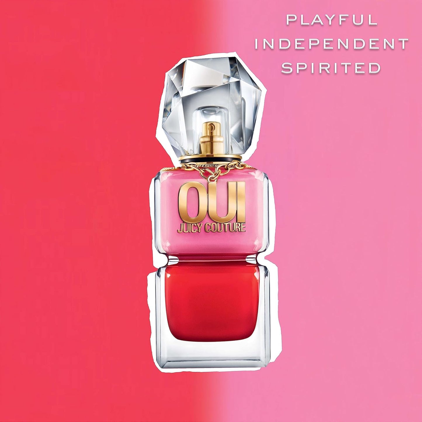 Juicy Couture Oui Eau De Parfum, Women's Mini Perfume with Notes of Watermelon, Jasmine & Techno Woods - Fruity & Floral Perfume for Women