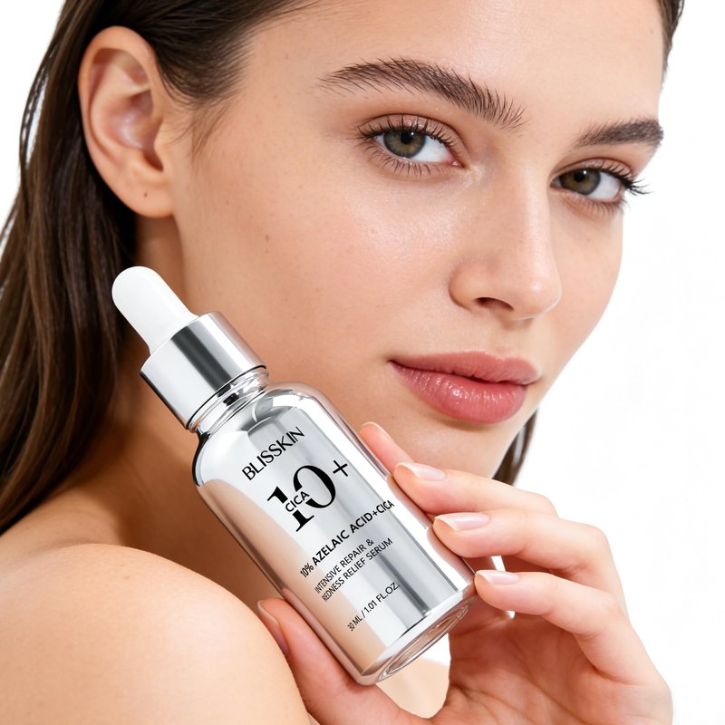 10% Azelaic Acid Serum Redness Soothing Face Serum with Niacinamide & Centella Asiatica Hydrating Acne Treatment for Sensitive Skin Azelaic Acid Formula Centella Asiatica CICA Facial Serum Skin Care