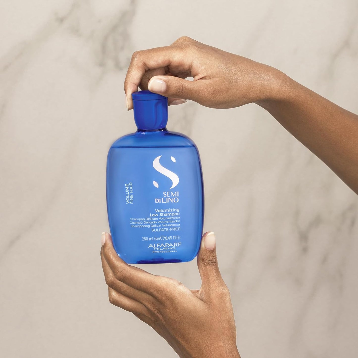 Alfaparf Milano Semi Di Lino Volume Shampoo For Fine Hair – Sulfate Free Volumizing Low Shampoo - Adds Intense Volume, Thickness and Body - Anti-Frizz - Professional Salon Quality
