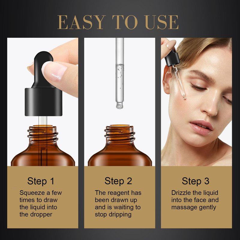 2PC Collagen Serum for Face for Women, Collagen Face Essence for Firming Lifting Moisturizing Smoothing, Day-Night Anti-Aging Serum for Wrinkles, Fine Lines and Dryness 1.014 Fl Oz *2
