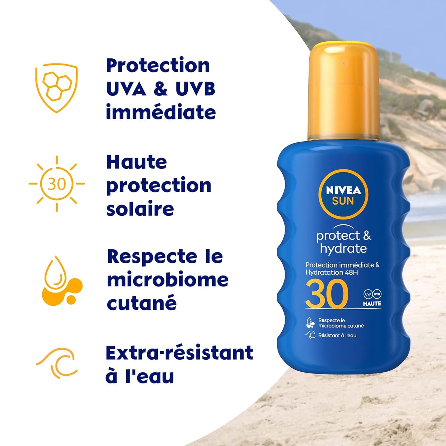 Sun by Nivea Protect & Hydrate Spray SPF30 200ml