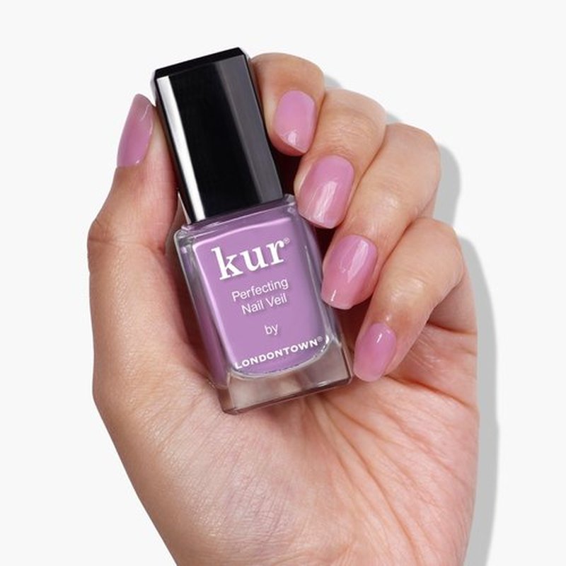 LONDONTOWN Nail Veil #9 Enhancing Nail Care Color and Formula, Sheer Lilac Tint, 0.4 fl. oz.
