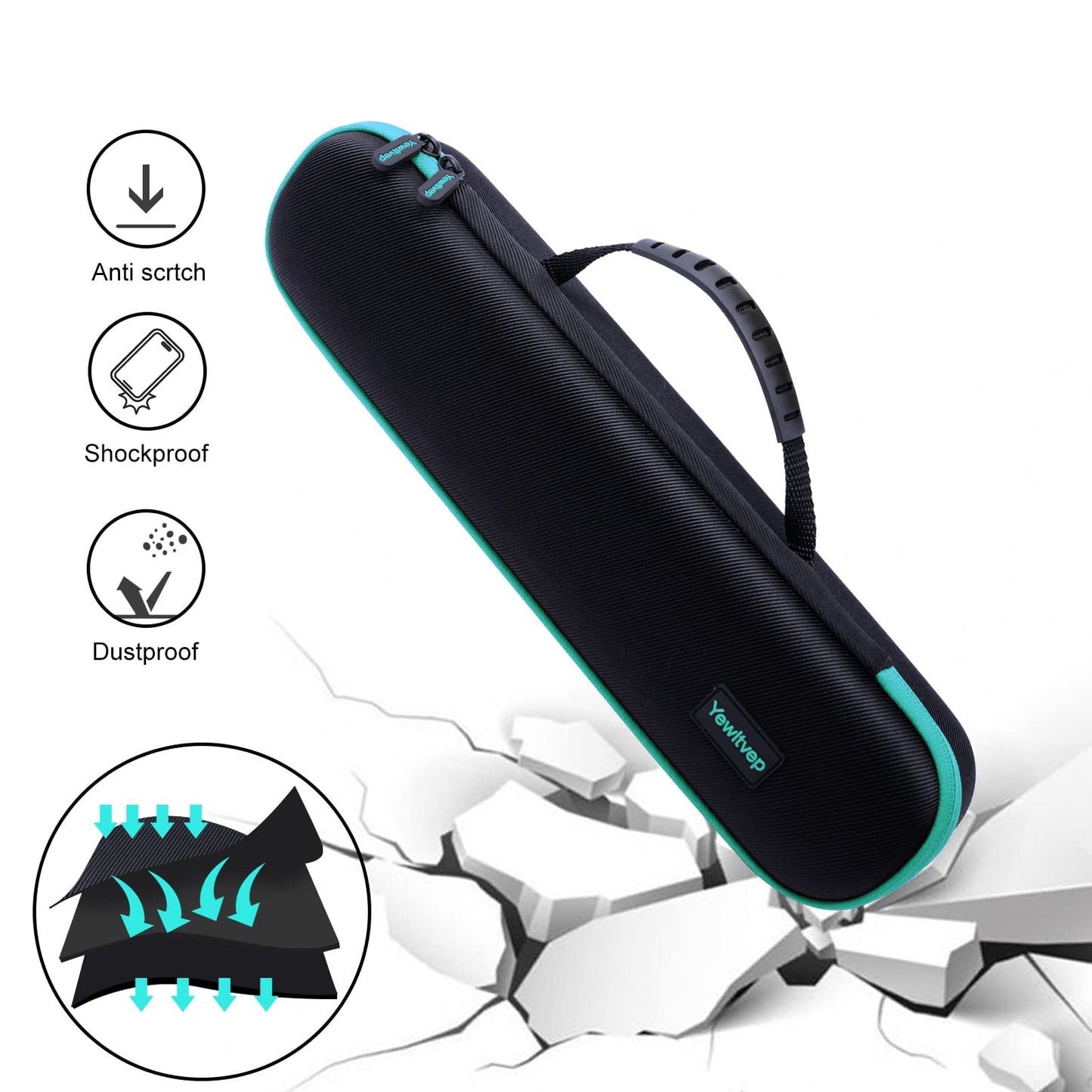 Case for Revlon One Step Volumizer Plus 2.0, Hard Travel Case for Revlon One Step Volumizer Plus Hair Dryer and Styler, Revlon Volumizer Hair Dryer Brush, One Step Hair Dryer and Volumizer(Case Only)