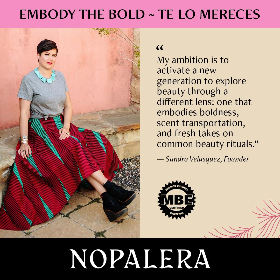 Nopalera Hibiscus Cactus Flower Exfoliant - Exfoliating Face & Body Scrub, 3-in-1 Cleanser, Exfoliator, & Moisturizer, Vegan, Cruelty-Free, Natural Floral Scent, Dye Free, 6 oz.
