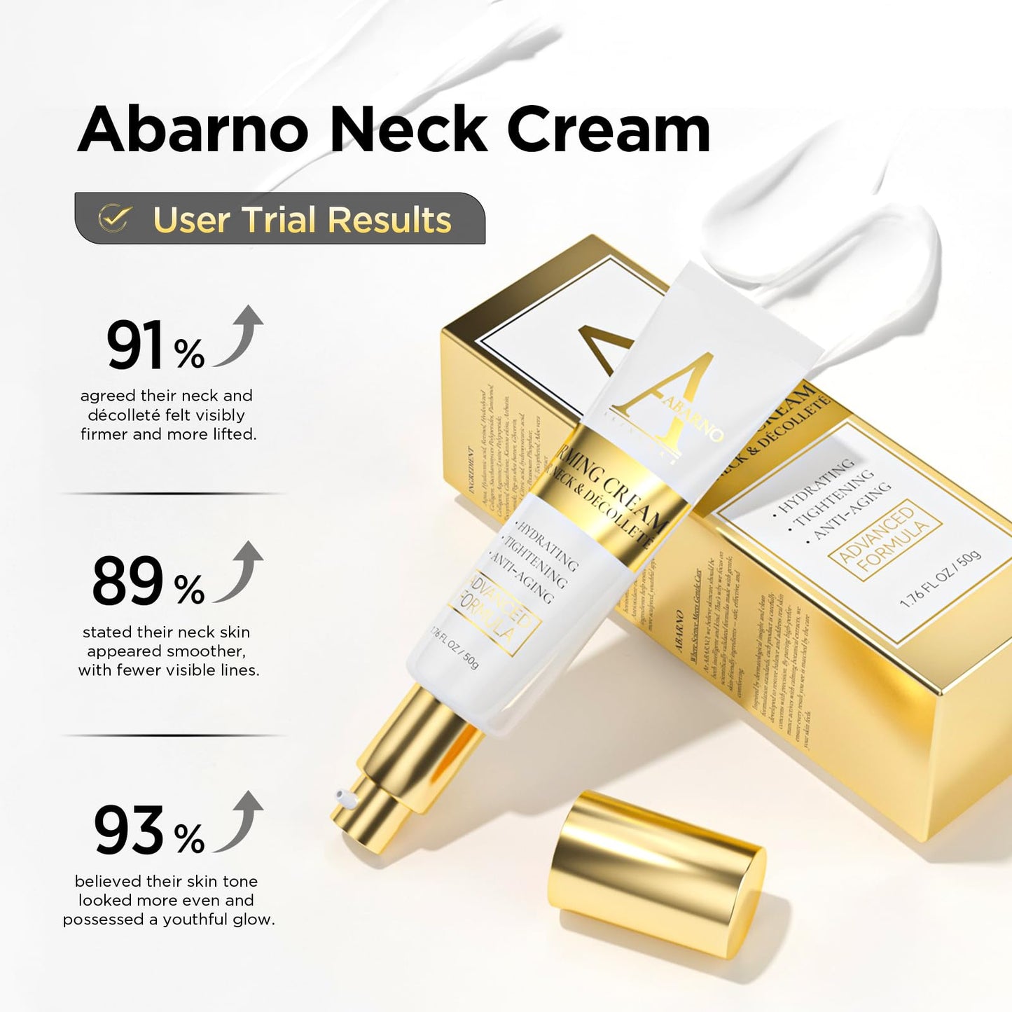 abarno Firming Neck Cream for Crepey Skin Body Care Comfort,Moisturizing, Tightening Lotions Cosmetic Skin Care Skin & Repair for Women(Platinum)
