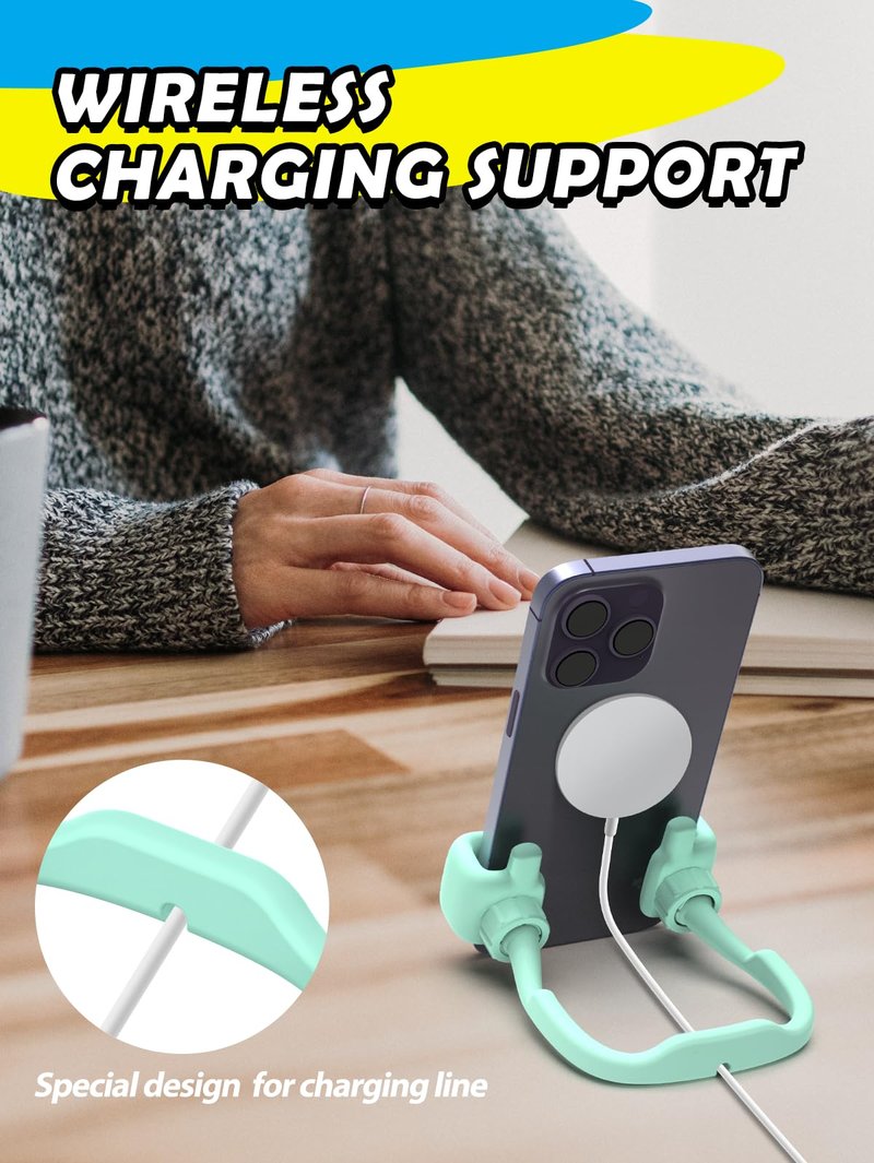 Graduation Gifts for Teens Girls Kids Cell Phone Stand: UPGRADE Adjustable Thumbs Up Lazy Phone Holder for Desk Fun Gadget Stocking Stuffers Teenager Boys Adult Wife Women Mom Tween Gift Trendy Stuff