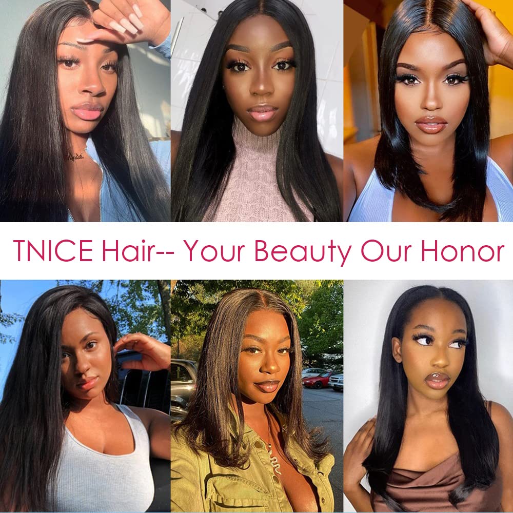 Lace Frontal Closure 13x4 Ear to Ear HD Lace Frontal Human Hair 8 Inch Brazilian Virgin Hair Straight Frontal Swiss Lace Frontal Closure Natural Black Color