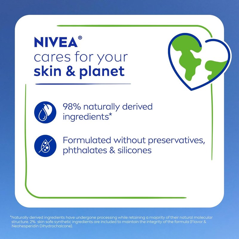 NIVEA Vanilla Buttercream Lip Balm - Moisturizing Shea Butter & Nourishing Oils | 0.17 Oz Stick, Pack of 4