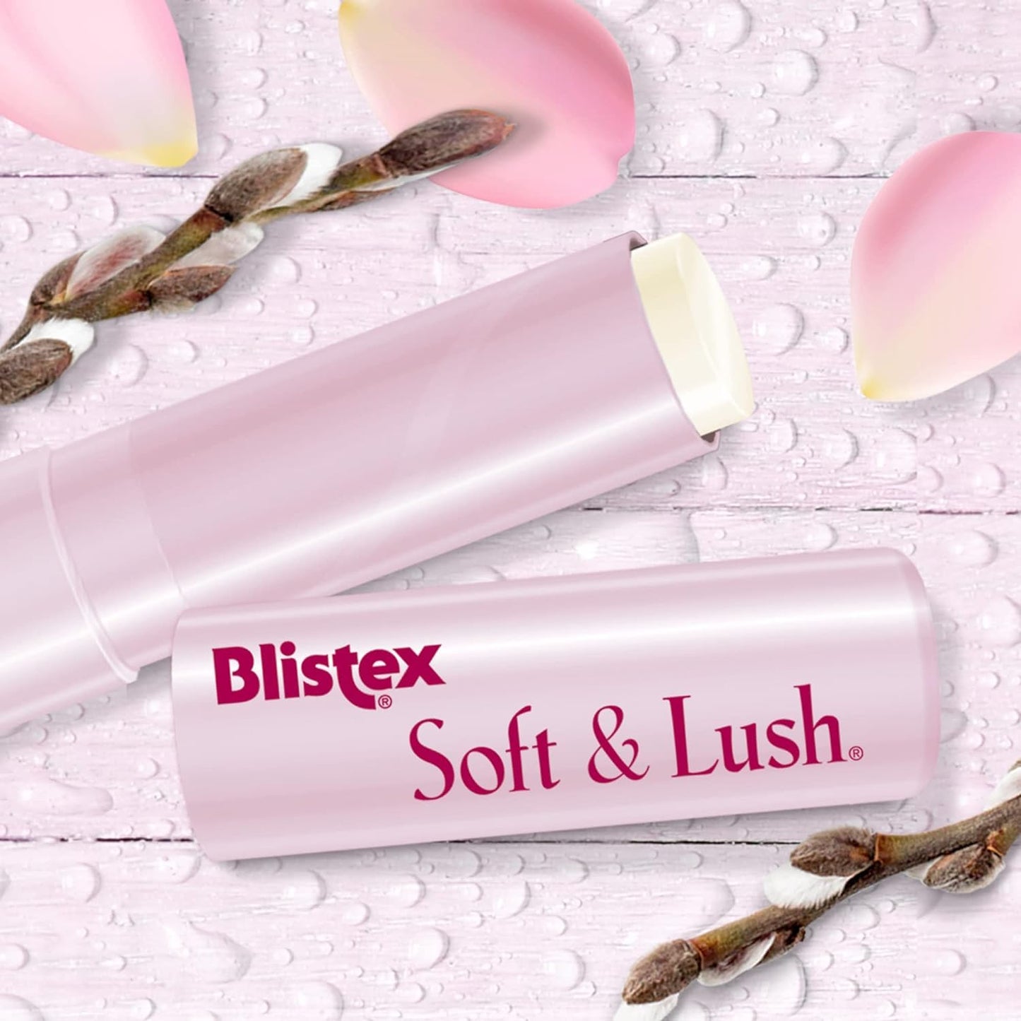 Blistex Soft & Lush Lip Balm – Moisturizing Lip Care, 0.13 oz (6-Pack)