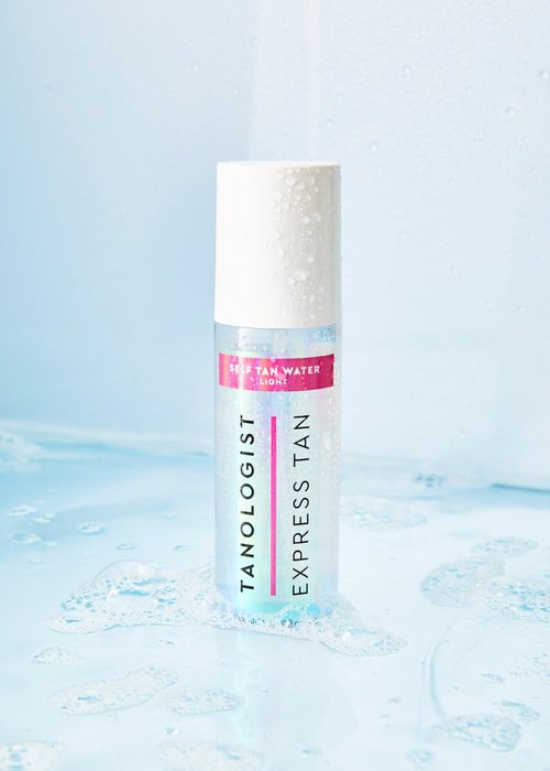 Tanologist Mini Express Self Tan Water, Light - Hydrating Sunless Tanning Water, Vegan and Cruelty Free, 3.38 Fl Oz