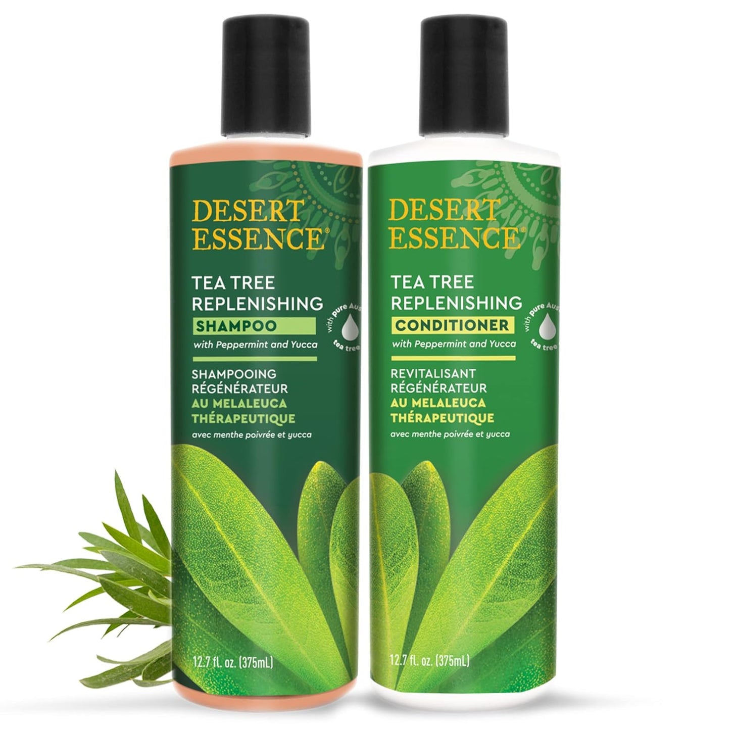 Desert Essence Lemon Tea Tree Shampoo - 8 Fl Oz - Pack Of 3